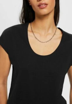 Edc By Esprit MIT U BOOTAUSSCHNITT - T-Shirt Basic - Black 11 Edc By Esprit MIT U BOOTAUSSCHNITT - T-Shirt Basic - Black -Esprit 3d09bc974ffd4b9fae2fb0cc4eef1c04