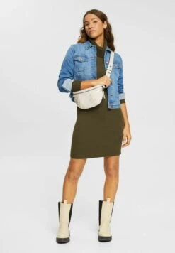 ESPRIT FLAT - Etuikleid - Khaki Green -Esprit 3e4b6242743c4071901daf9af537ca19