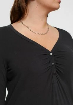 ESPRIT CURVY LONGSLEEVE - Langarmshirt - Black 11 ESPRIT CURVY LONGSLEEVE - Langarmshirt - Black -Esprit 3ec4d62dd947442c91336f99acde760d 1