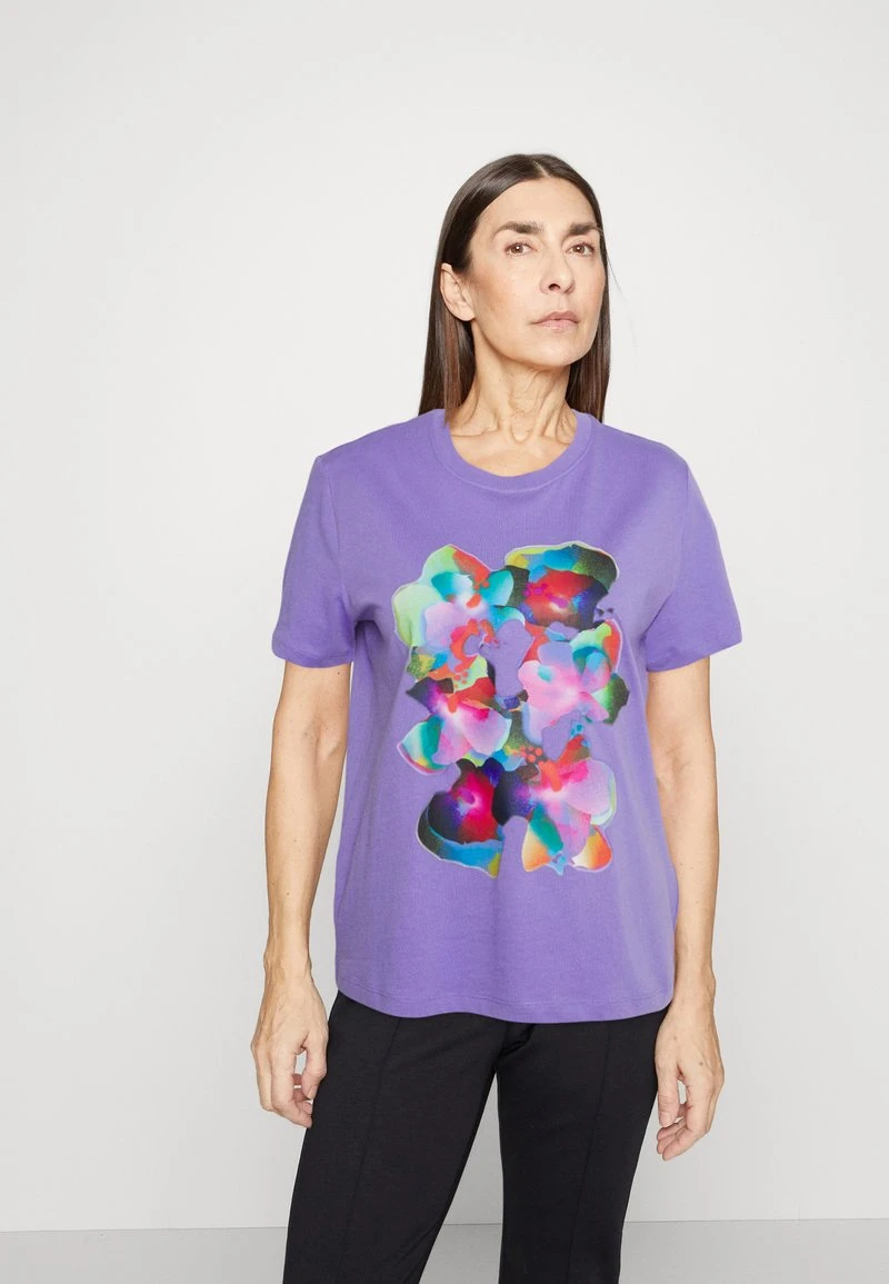 Edc By Esprit TEE - T-Shirt Print - Purple 3 Edc By Esprit TEE - T-Shirt Print - Purple
