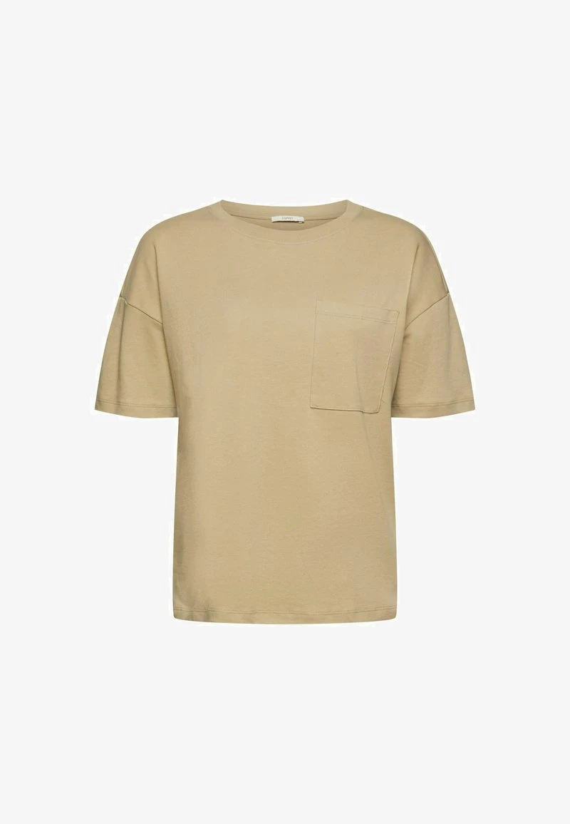 ESPRIT MIT BRUSTTASCHE - T-Shirt Basic - Pale Khaki 8 ESPRIT MIT BRUSTTASCHE - T-Shirt Basic - Pale Khaki – Bild 6