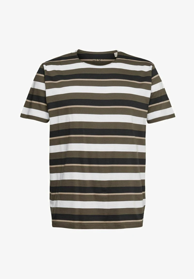 Edc By Esprit MIT STREIFENMUSTER - T-Shirt Print - Dark Khaki 7 Edc By Esprit MIT STREIFENMUSTER - T-Shirt Print - Dark Khaki – Bild 5