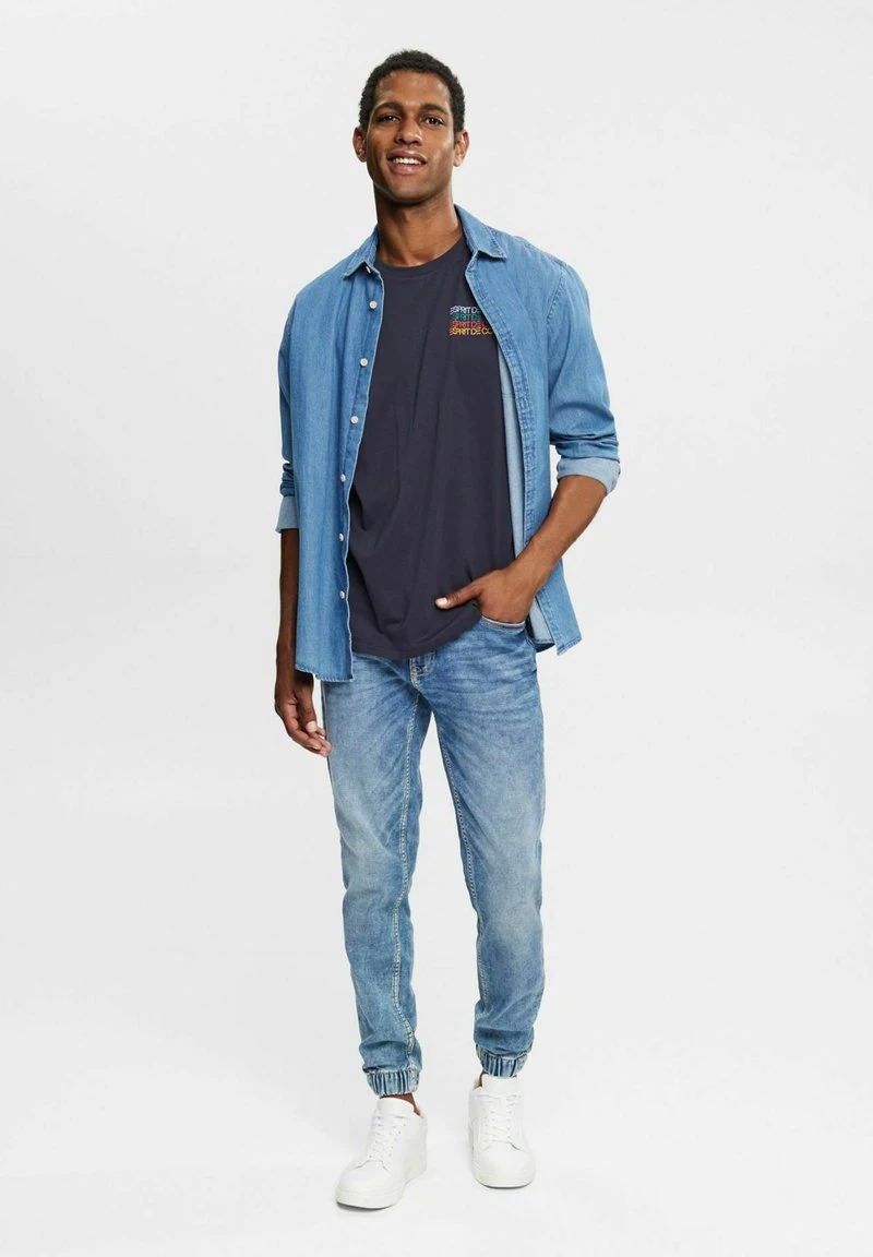 Edc By Esprit T-Shirt Print - Navy 4 Edc By Esprit T-Shirt Print - Navy – Bild 2