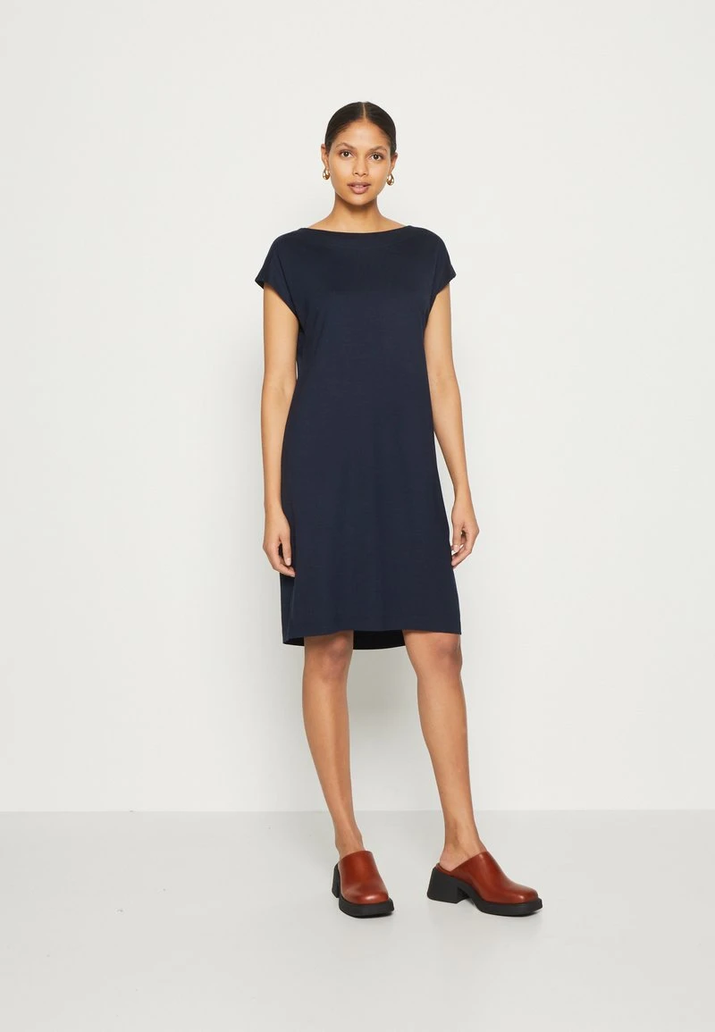 ESPRIT DRESS ABOVE KNEE - Jerseykleid - Navy 3 ESPRIT DRESS ABOVE KNEE - Jerseykleid - Navy