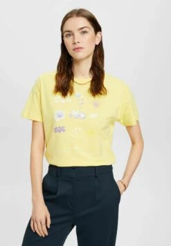 Edc By Esprit T-Shirt Print - Light Yellow