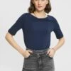 ESPRIT MIT U-BOOT-AUSSCHNITT - T-Shirt Basic - Navy 2 ESPRIT MIT U-BOOT-AUSSCHNITT - T-Shirt Basic - Navy -Esprit 4c63e5c6b3fc4ea49e4cf1f3e1ded4e5
