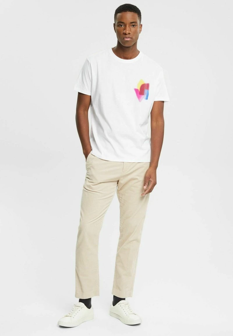 Edc By Esprit MIT PRINT AUF BRUSTHÖHE - T-Shirt Print - White 4 Edc By Esprit MIT PRINT AUF BRUSTHÖHE - T-Shirt Print - White – Bild 2