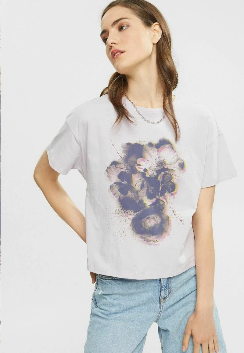 Edc By Esprit SPLASH - T-Shirt Print - Lavender 3 Edc By Esprit SPLASH - T-Shirt Print - Lavender