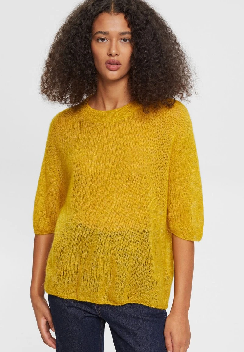 ESPRIT T-Shirt Basic - Dusty Yellow 3 ESPRIT T-Shirt Basic - Dusty Yellow