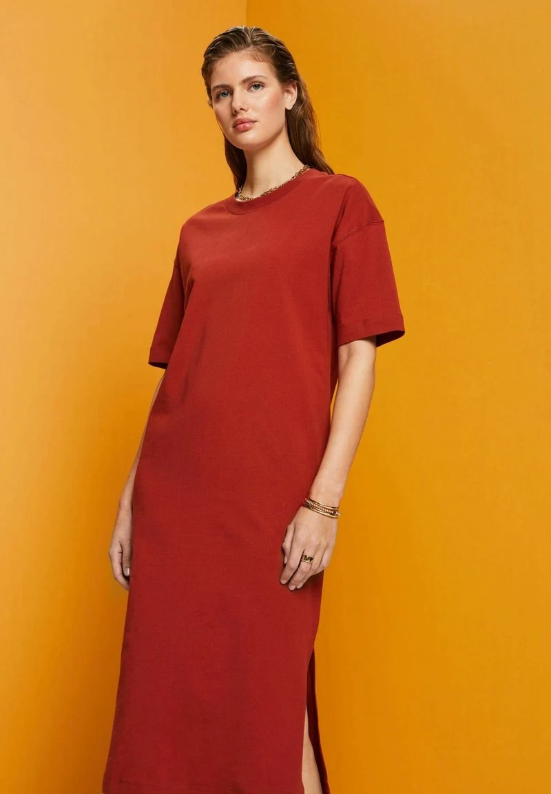 Edc By Esprit Dress - Jerseykleid - Terracotta New 4 Edc By Esprit Dress - Jerseykleid - Terracotta New – Bild 2