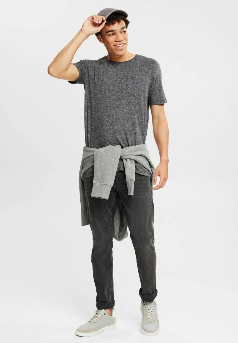 Edc By Esprit T-Shirt Basic - Anthracite 4 Edc By Esprit T-Shirt Basic - Anthracite – Bild 2