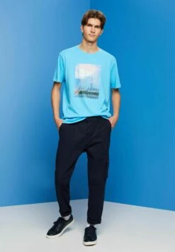 ESPRIT MIT PRINT - T-Shirt Print - Turquoise 11 ESPRIT MIT PRINT - T-Shirt Print - Turquoise -Esprit 527a37ea170646908fad36f69bc14b92