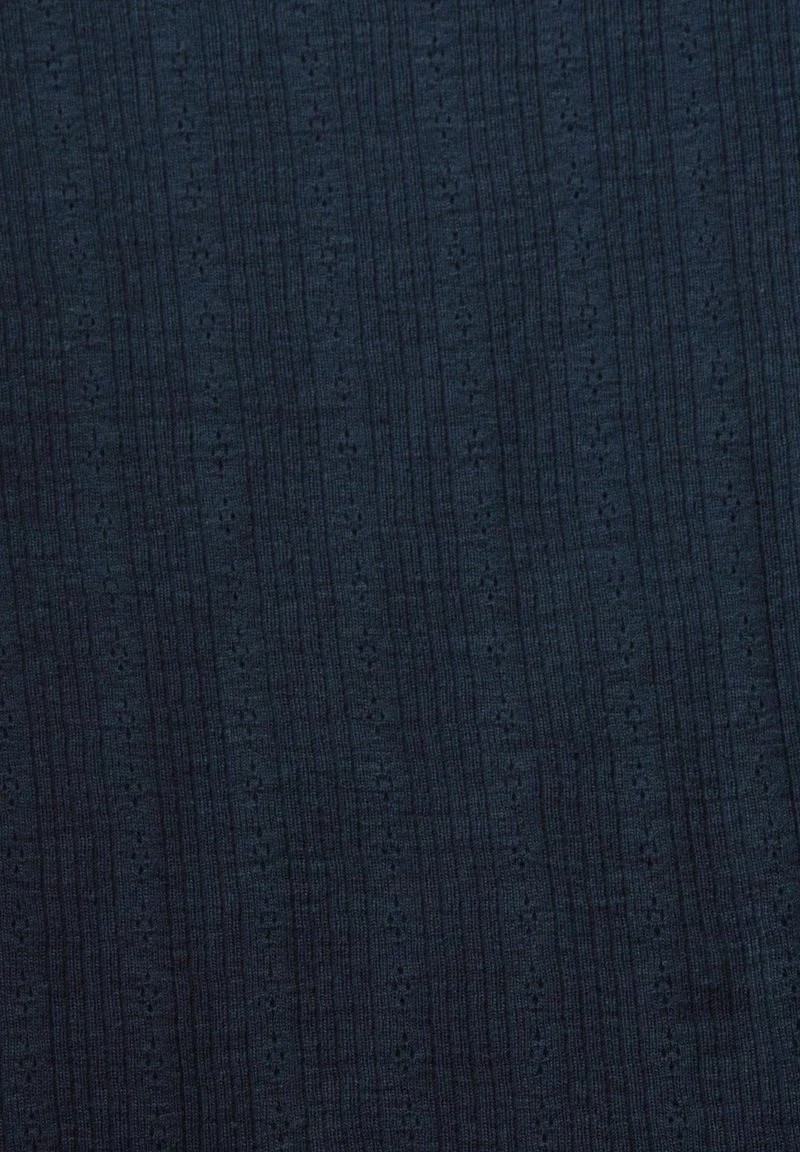 ESPRIT POINTELLE - T-Shirt Basic - Navy 8 ESPRIT POINTELLE - T-Shirt Basic - Navy – Bild 6
