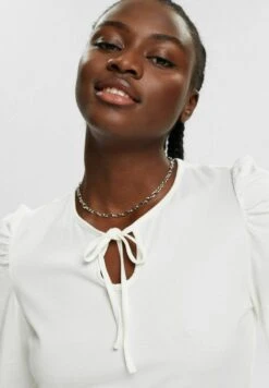 Edc By Esprit MIT KEYHOLE-DETAIL - Langarmshirt - Off White 12 Edc By Esprit MIT KEYHOLE-DETAIL - Langarmshirt - Off White -Esprit 54f7c610bbdf47e88f6a8b3b938a6d49