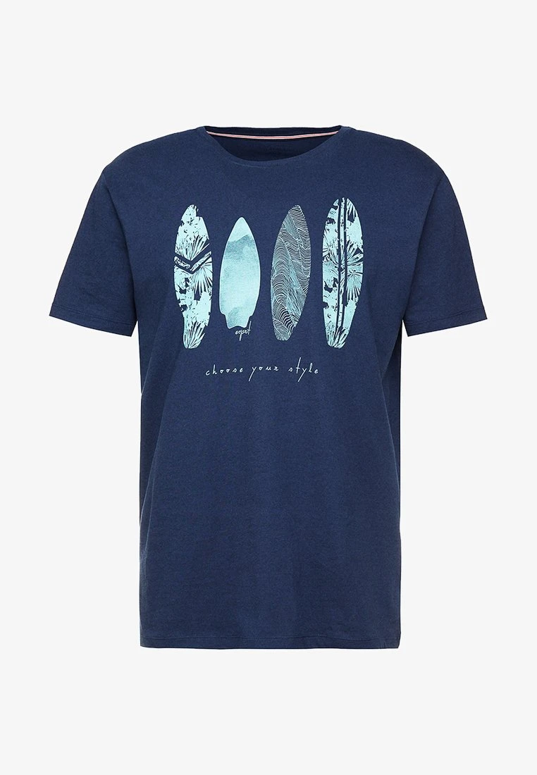 ESPRIT FEATHER - T-Shirt Print - Navy 6 ESPRIT FEATHER - T-Shirt Print - Navy – Bild 4