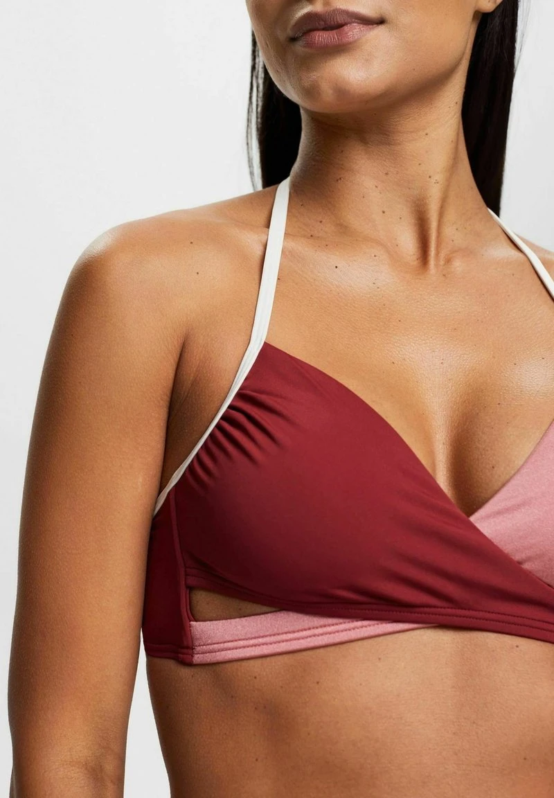 ESPRIT TAYRONA WATTIERTES IN WICKELFORM - Bikini-Top - Dark Red 5 ESPRIT TAYRONA WATTIERTES IN WICKELFORM - Bikini-Top - Dark Red – Bild 3