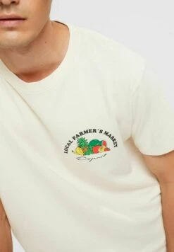 ESPRIT MIT BRUST PRINT - T-Shirt Print - Cream Beige 11 ESPRIT MIT BRUST PRINT - T-Shirt Print - Cream Beige -Esprit 57788aeb6d91463cbceb1fcd397a9e22