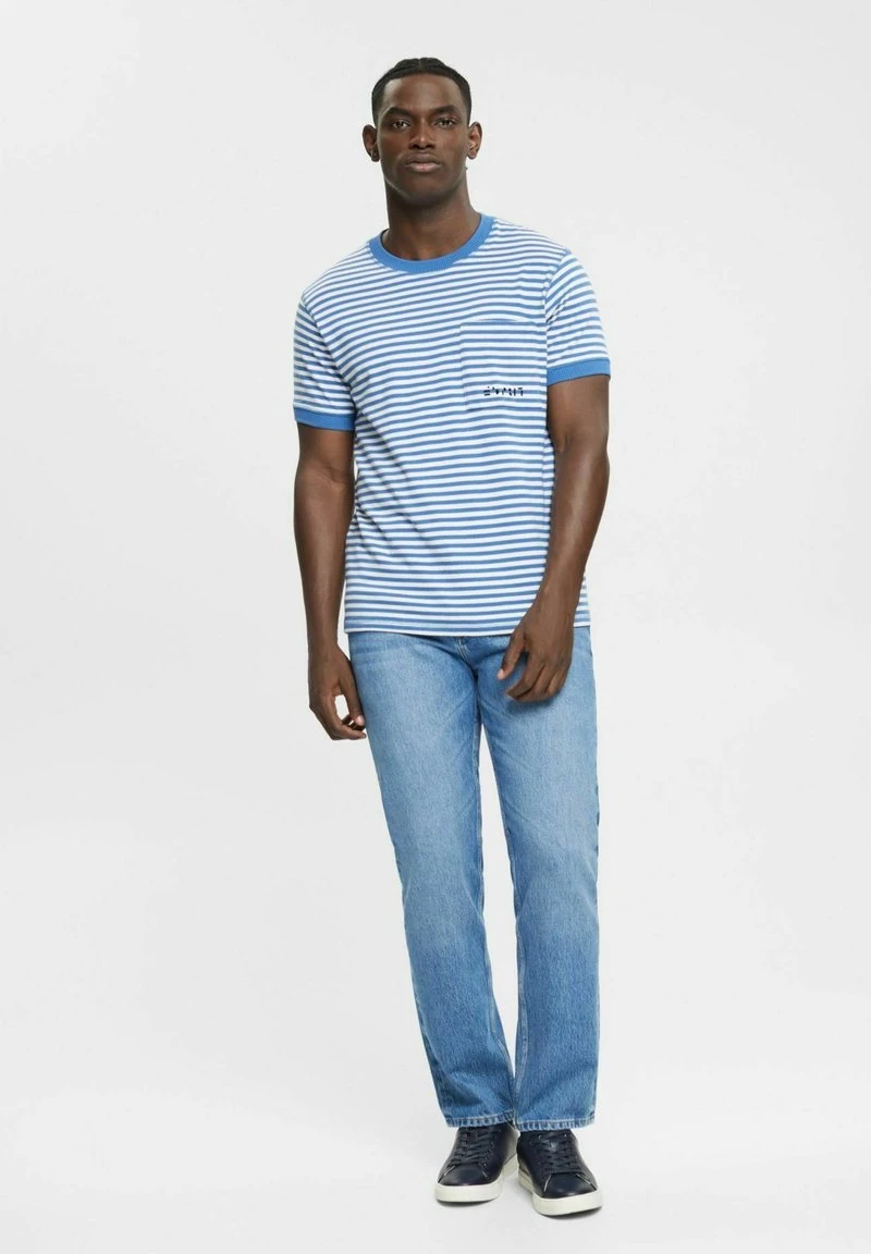 ESPRIT MIT STREIFEN - T-Shirt Print - Blue 4 ESPRIT MIT STREIFEN - T-Shirt Print - Blue – Bild 2