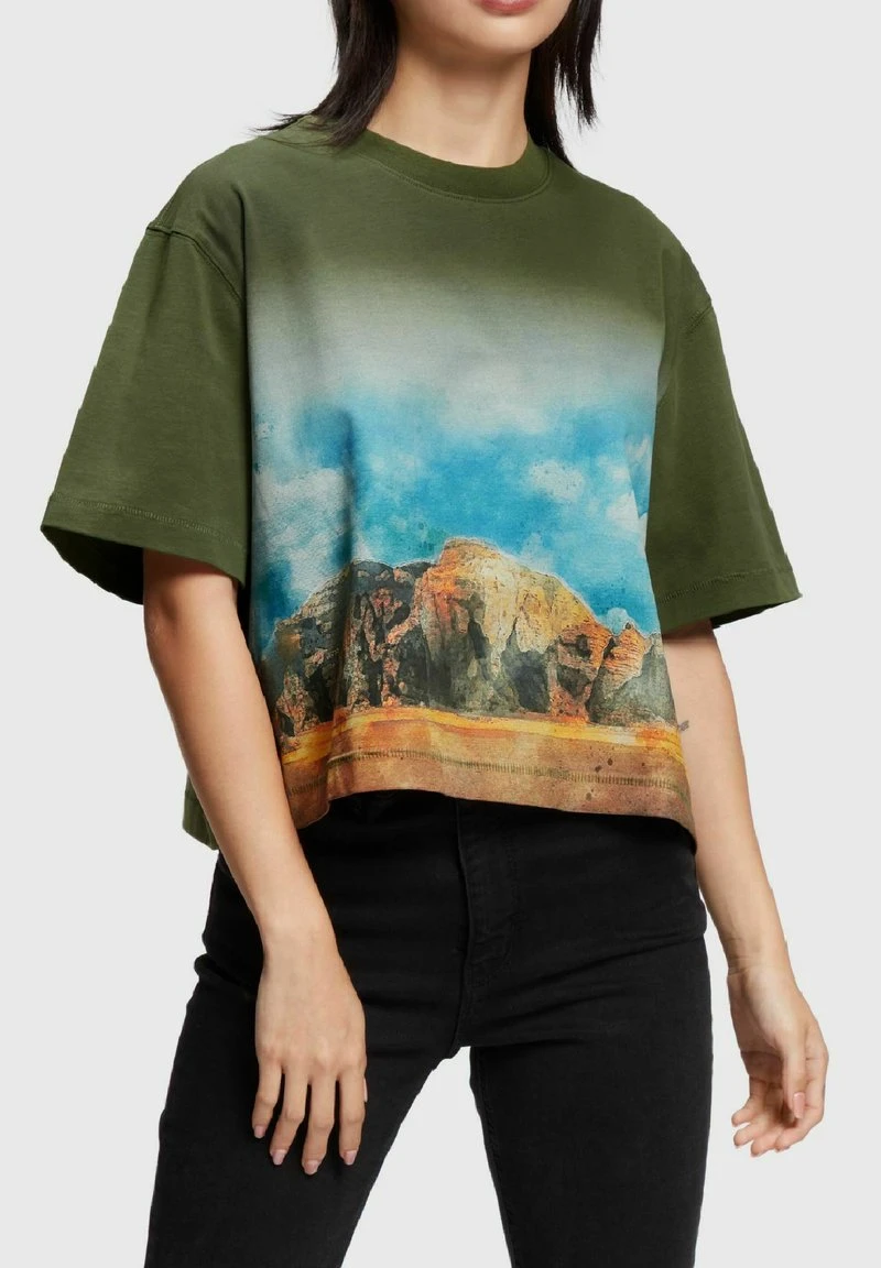 ESPRIT CROPPED - T-Shirt Print - Forest 8 ESPRIT CROPPED - T-Shirt Print - Forest – Bild 6
