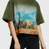 ESPRIT CROPPED - T-Shirt Print - Forest 2 ESPRIT CROPPED - T-Shirt Print - Forest -Esprit 57e982064324476e86b0407d63219796