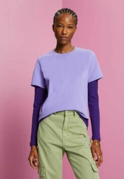 Edc By Esprit T-Shirt Basic - Purple 11 Edc By Esprit T-Shirt Basic - Purple -Esprit 599d3dbc4e1a4b1fb5a72ddf5df755c3