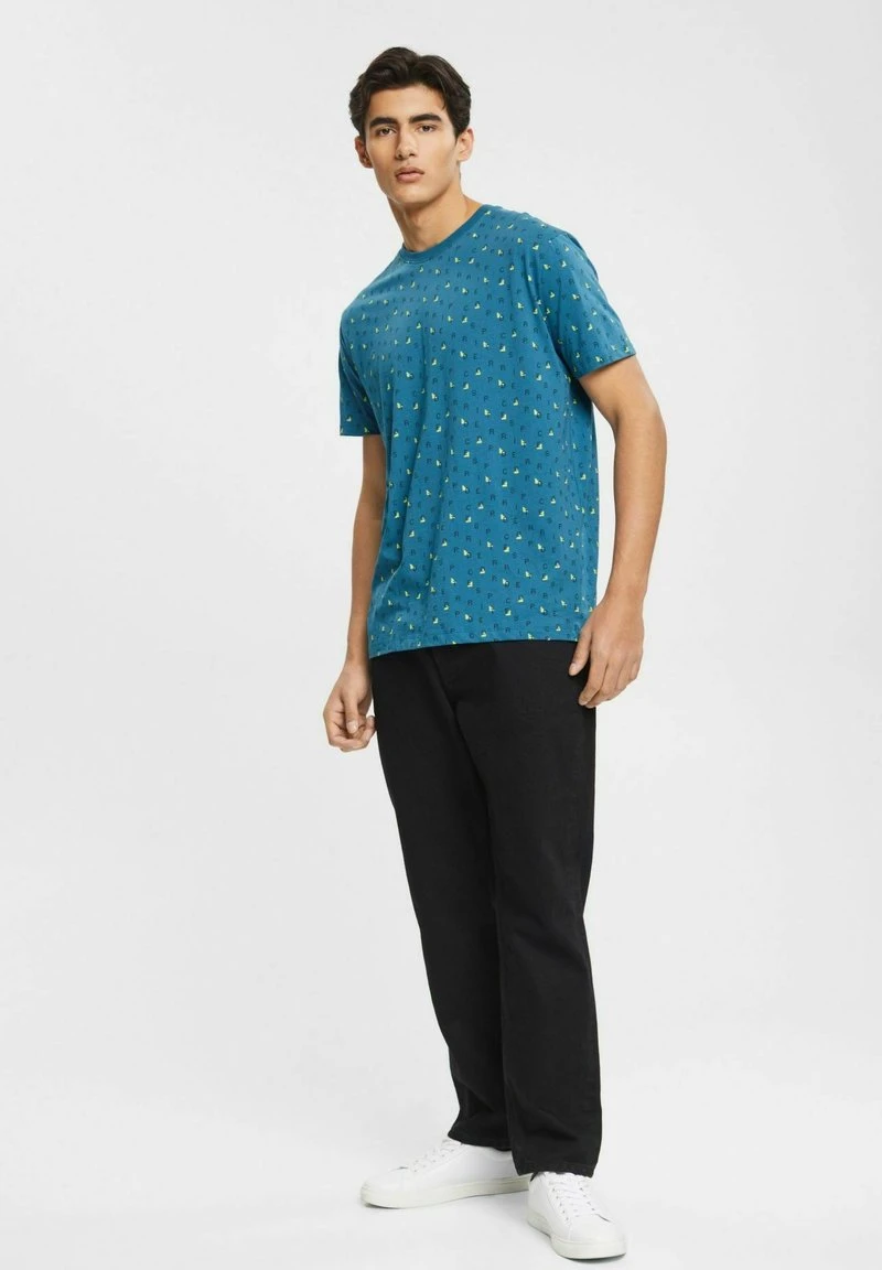 Edc By Esprit EDC REGULAR FIT - T-Shirt Print - Dark Turquoise 4 Edc By Esprit EDC REGULAR FIT - T-Shirt Print - Dark Turquoise – Bild 2