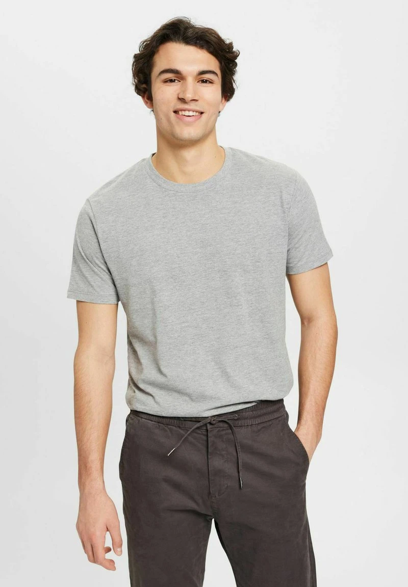 ESPRIT REGULAR FIT - T-Shirt Basic - Medium Grey 3 ESPRIT REGULAR FIT - T-Shirt Basic - Medium Grey