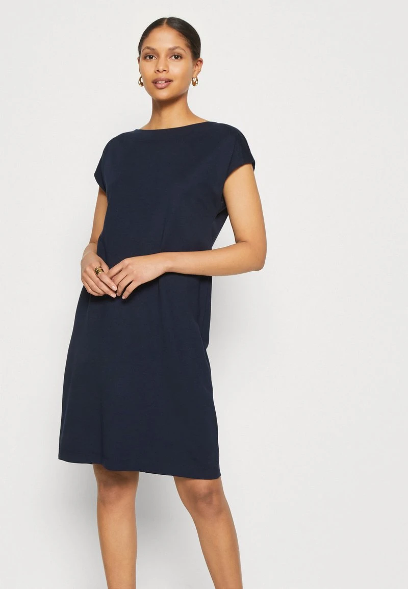 ESPRIT DRESS ABOVE KNEE - Jerseykleid - Navy 6 ESPRIT DRESS ABOVE KNEE - Jerseykleid - Navy – Bild 4