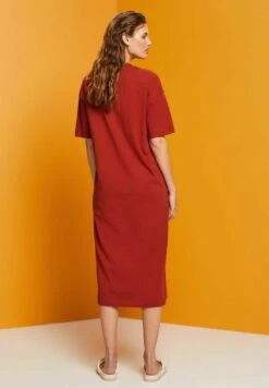 Edc By Esprit Dress - Jerseykleid - Terracotta New 10 Edc By Esprit Dress - Jerseykleid - Terracotta New -Esprit 5cd1aee22c7843a3bc33d22ce57f778c