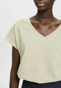 ESPRIT MIT V AUSSCHNITT - T-Shirt Basic - Dusty Green 12 ESPRIT MIT V AUSSCHNITT - T-Shirt Basic - Dusty Green -Esprit 5d4ad1ac5bf6469dbff6d569213f55dc