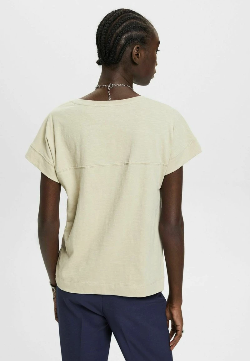 ESPRIT MIT V AUSSCHNITT - T-Shirt Basic - Dusty Green 5 ESPRIT MIT V AUSSCHNITT - T-Shirt Basic - Dusty Green – Bild 3