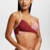 ESPRIT TAYRONA WATTIERTES IN WICKELFORM - Bikini-Top - Dark Red 1 ESPRIT TAYRONA WATTIERTES IN WICKELFORM - Bikini-Top - Dark Red -Esprit 60be92310bb348f69caf11e65539b04d