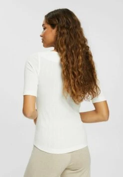 ESPRIT POINTELLE - T-Shirt Basic - Off White 10 ESPRIT POINTELLE - T-Shirt Basic - Off White -Esprit 613bf86b4cb54c0c82641171bf9779e4