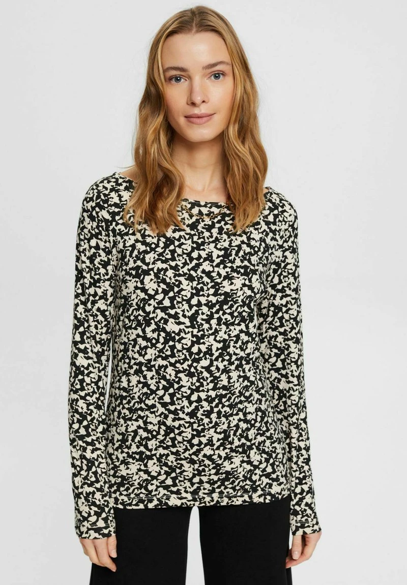 ESPRIT MIT MEHRFARBIGEM PRINT - Langarmshirt - Ice 3 ESPRIT MIT MEHRFARBIGEM PRINT - Langarmshirt - Ice