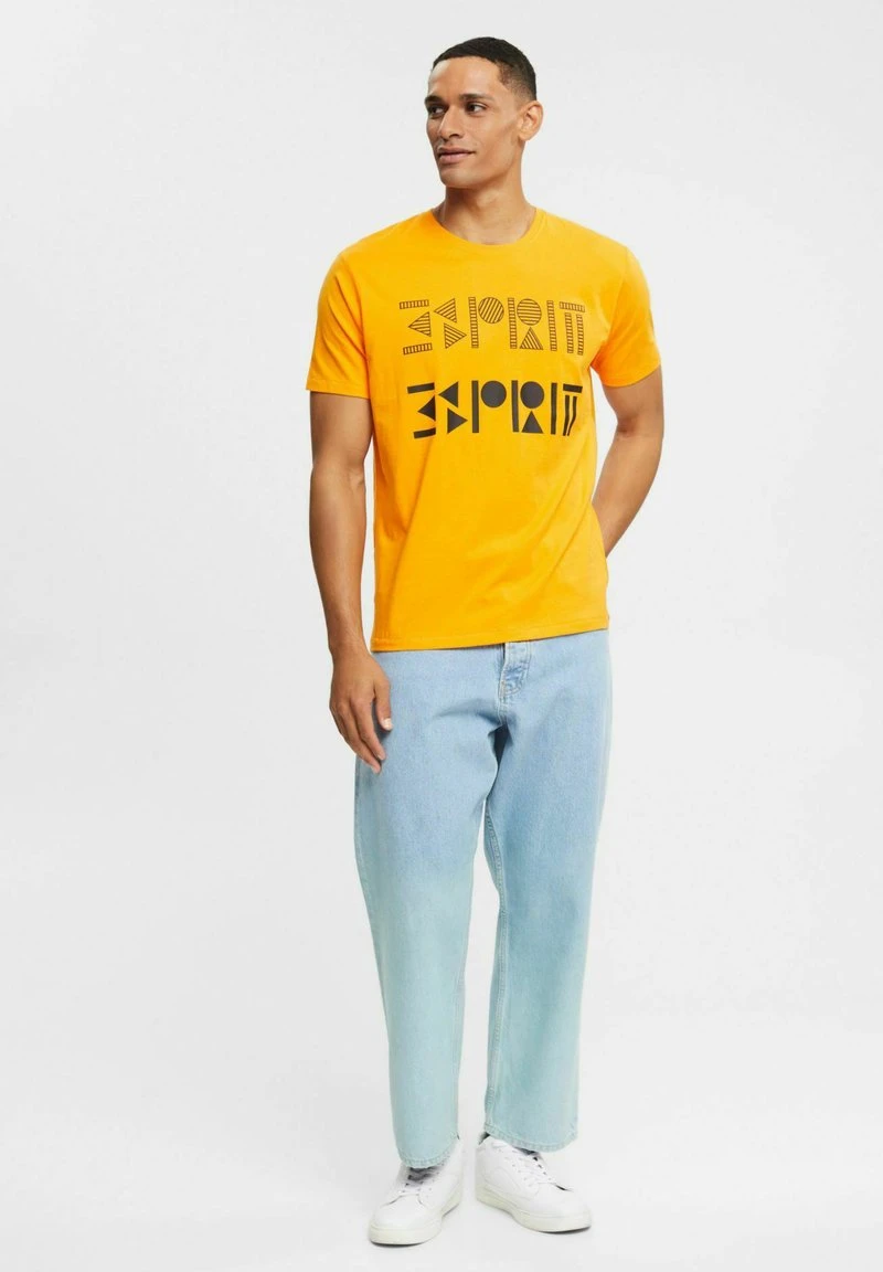 ESPRIT MIT LOGOPRINT - T-Shirt Print - Orange 4 ESPRIT MIT LOGOPRINT - T-Shirt Print - Orange – Bild 2