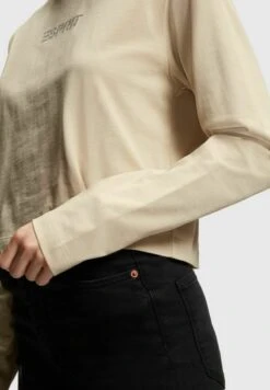 ESPRIT MIT LOGO AUS GLITZERSTEINCHEN - Langarmshirt - Light Taupe -Esprit 666e6583887d41c7b19a30ab0fd0f8a7