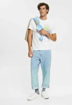 Edc By Esprit REGULAR FIT - T-Shirt Print - New White -Esprit 689f52dc860b4905b3be3b82dac81b49