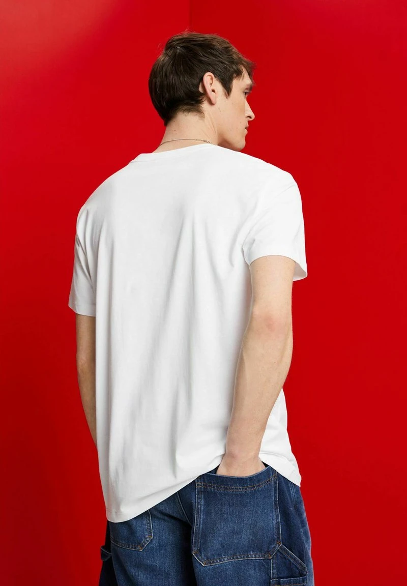 ESPRIT MIT FRONTPRINT - T-Shirt Print - New White 7 ESPRIT MIT FRONTPRINT - T-Shirt Print - New White – Bild 5