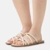 ESPRIT STRASLID - Pantolette Flach - Light Beige 1 ESPRIT STRASLID - Pantolette Flach - Light Beige -Esprit 68e71aa51e7248ada82e360619256f2f