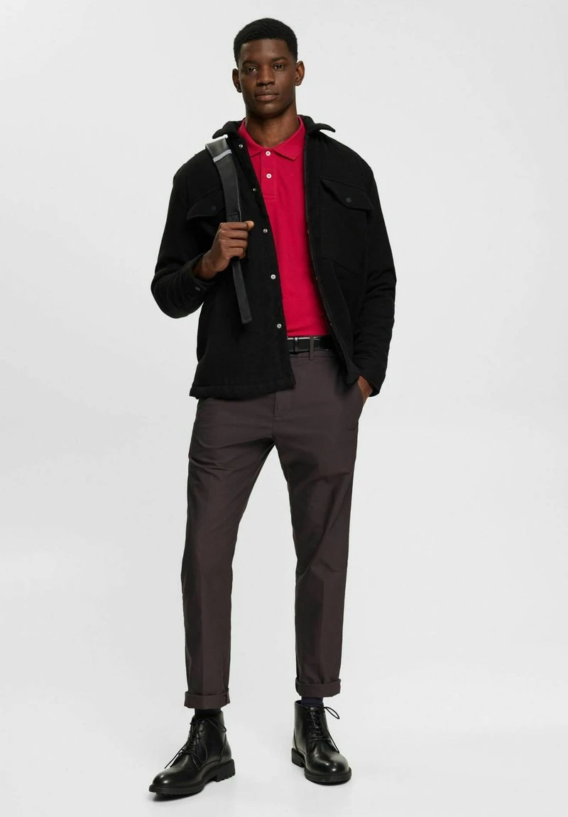 ESPRIT Poloshirt - Dark Pink 4 ESPRIT Poloshirt - Dark Pink – Bild 2