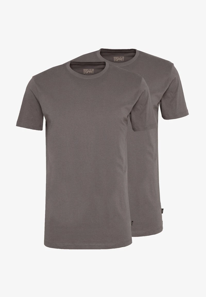 ESPRIT 2 PACK - T-Shirt Basic - Dark Grey 6 ESPRIT 2 PACK - T-Shirt Basic - Dark Grey – Bild 4