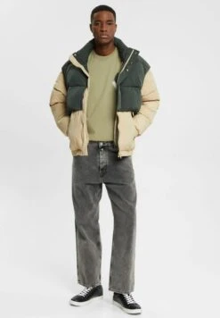 Edc By Esprit MIT PRINT AUF BRUSTHÖHE - T-Shirt Print - Light Khaki -Esprit 6f4712bb5a084e2a9f3a30f6f1bc9fb5