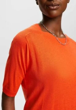 ESPRIT SUS LI BLEND TE - T-Shirt Basic - Orange Red New 11 ESPRIT SUS LI BLEND TE - T-Shirt Basic - Orange Red New -Esprit 722c27e4c9c047a68c98bb223460d0d9