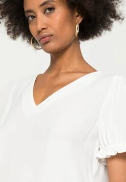 Edc By Esprit BLOUSE - T-Shirt Basic - Off White -Esprit 7239dd72cbc5478495454e704f15ba17