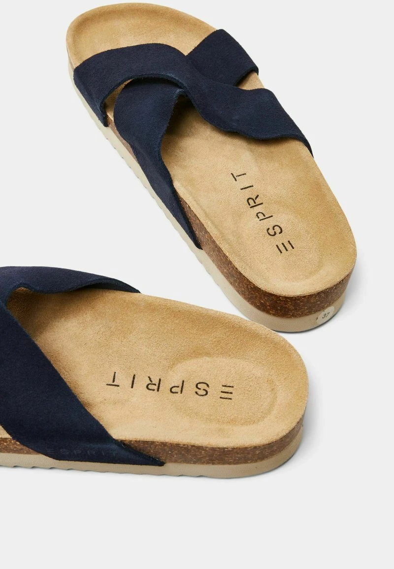 ESPRIT MIT ÜBERKREUZTEN RIEMEN - Pantolette Flach - Navy 7 ESPRIT MIT ÜBERKREUZTEN RIEMEN - Pantolette Flach - Navy – Bild 5