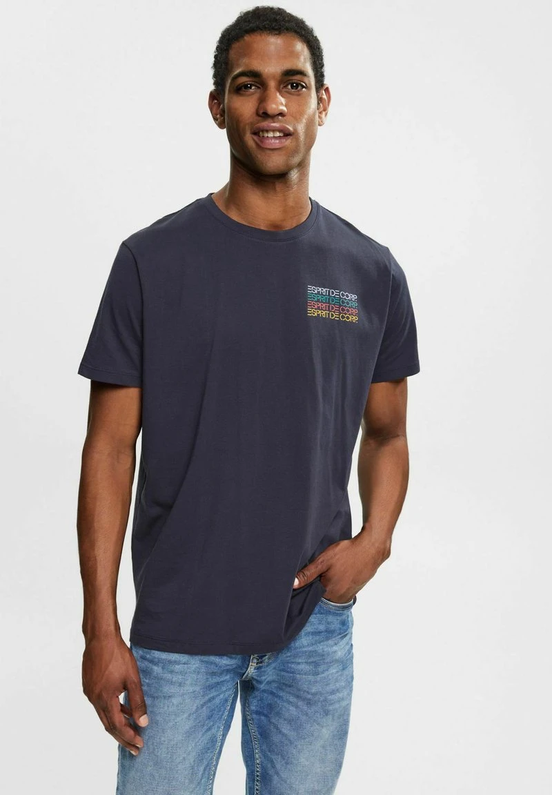 Edc By Esprit T-Shirt Print - Navy 8 Edc By Esprit T-Shirt Print - Navy – Bild 6