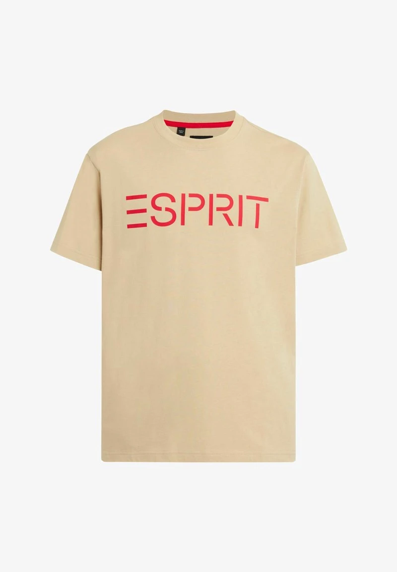 ESPRIT MIT LOGO - T-Shirt Print - Sand 7 ESPRIT MIT LOGO - T-Shirt Print - Sand – Bild 5