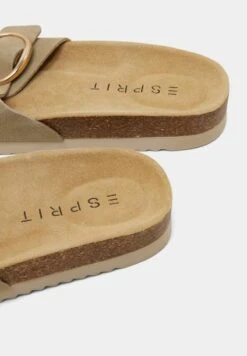 ESPRIT MIT SCHNALLE - Pantolette Flach - Light Beige -Esprit 7955de3ef6b9401b9d6053c4e3ff6084