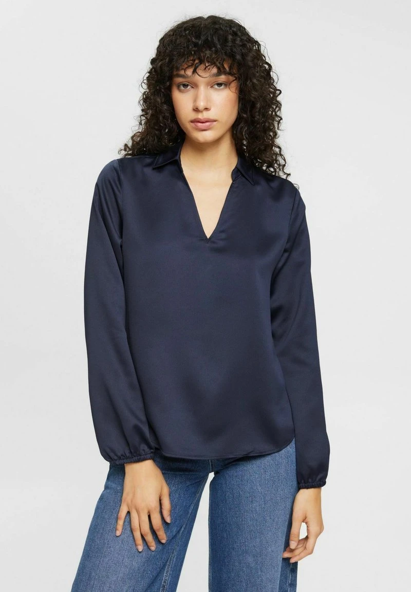 Edc By Esprit Bluse - Navy 3 Edc By Esprit Bluse - Navy