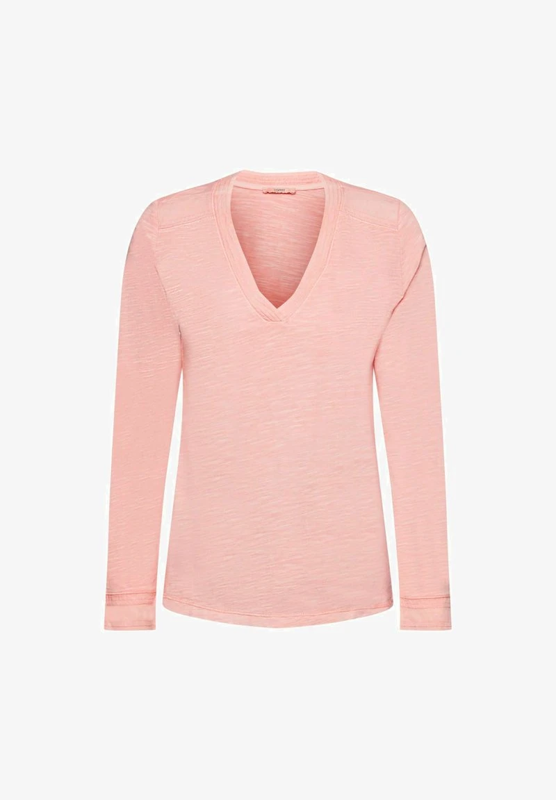 ESPRIT LONGSLEEVE MIT V AUSSCHNITT - Langarmshirt - Pink 8 ESPRIT LONGSLEEVE MIT V AUSSCHNITT - Langarmshirt - Pink – Bild 6